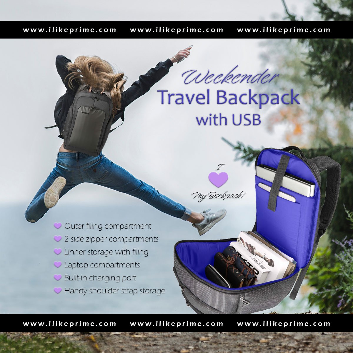 ShopPrimeDeals's tweet photo. I Love My Backpack! https://t.co/PP4a8uMWEY