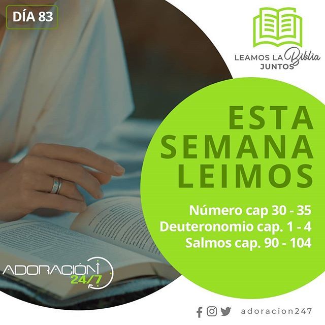 247mglobal's tweet photo. Finalizó la semana. ¡Hagamos juntos un repaso de lo leído en la semana ✍️ ¡Recuerda que 20 minutos diarios son suficientes para cambiar tu vida!💪 Durante los próximos días del año te daremos la porción bíblica correspondiente a cada día. ✅
.
#Adorac… https://t.co/Oj8ttEjdPH https://t.co/MfF8rjQphm