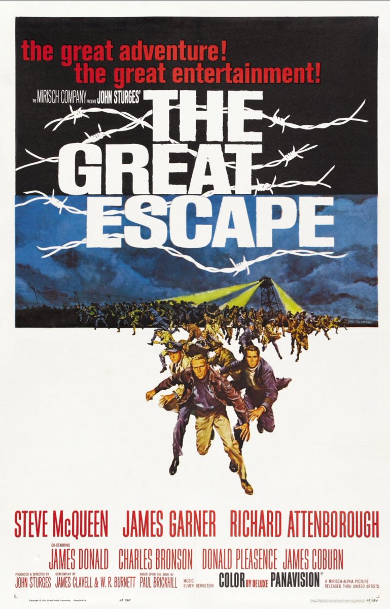 thisdateinfilm's tweet photo. #OnThisDay 75 years ago, Allied POWs escape from Stalag Luft III compound in Poland. Inspiration for THE GREAT ESCAPE (1963). #TheGreatEscape75 https://t.co/laPiUQvPP9