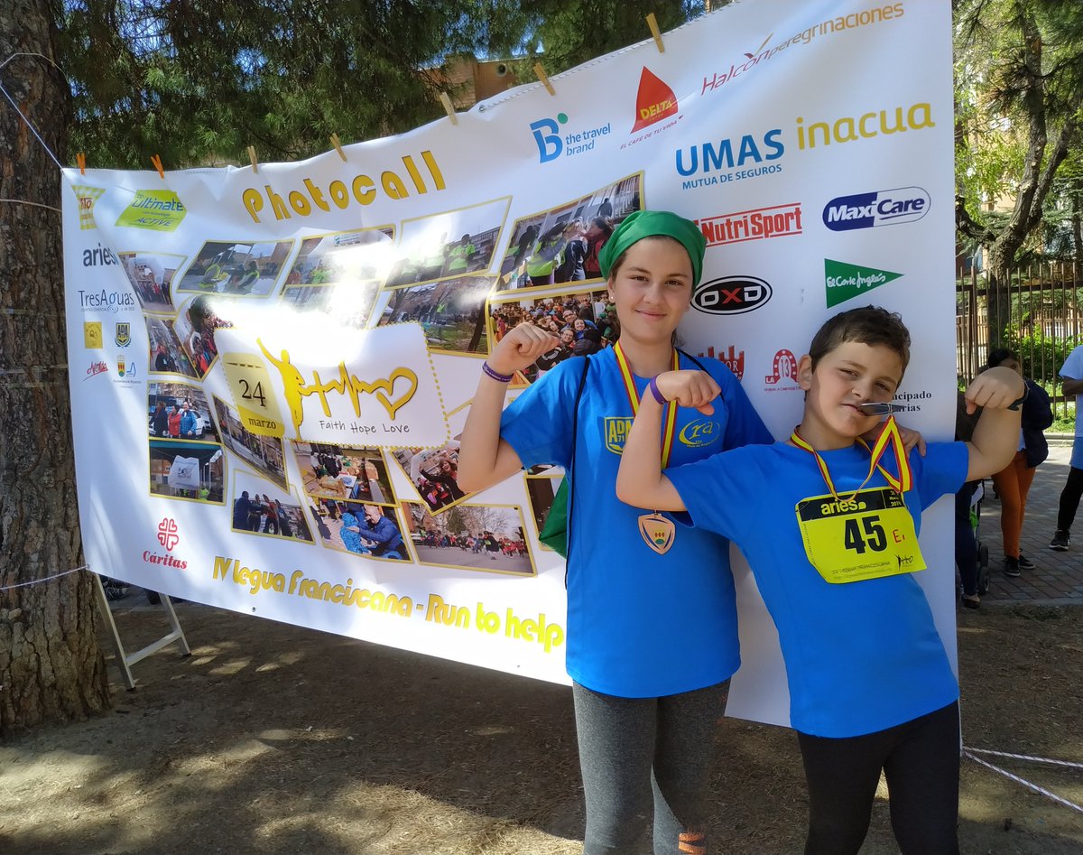 Piterpei's tweet photo. Campeones!!!
#RunToHelp #runtohelp #leguafranciscana #IVleguafranciscana @pspedrobautista @PJAlcorcon https://t.co/s9LldXvBBY