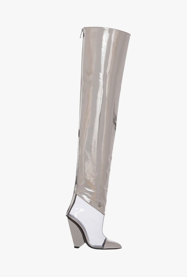 balmain high boots
