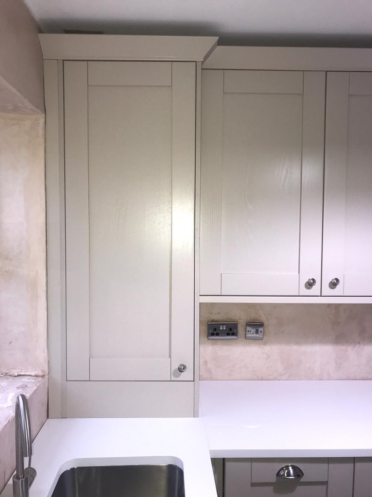 CEJoinery's tweet photo. Full kitchen re-fit, all ready for painting and tiling #joiner #joinery #renovation #homeimprovement https://t.co/eyYJHluDur
