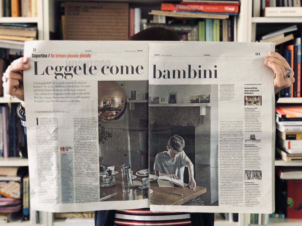 garlando_luigi's tweet photo. I piccoli lettori vogliono leggere ciò che amano. 

Da @Robinson_Rep oggi in edicola.
Vi aspetto il 2 aprile alla @BoChildrensBook , ore 9,30 Caffè degli autori.
#LuigiGarlando https://t.co/h8v2U0Ie4e