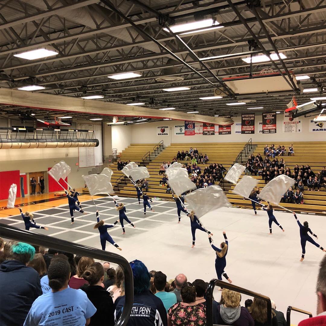 BashAthletics's tweet photo. Congratulations to our indoor guard program for an incredible performance at their first ever HOME SHOW! Thank you to the volunteers that helped with concessions, parking, event flow, planning, sales, sponsorships! It was a huge undertaking and it went extremely well! #basdpride https://t.co/SA586ug3HT
