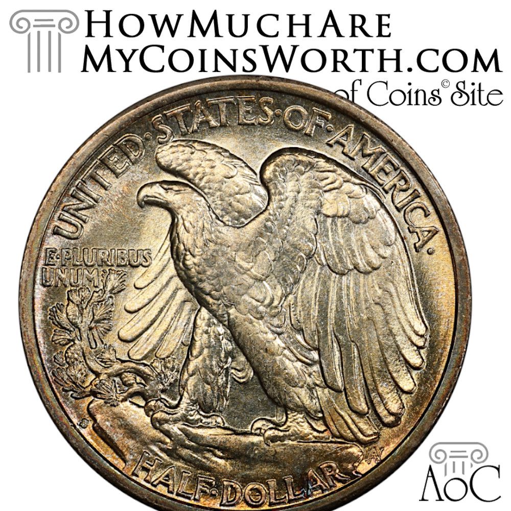 hmamcw's tweet photo. Your #WeeklyCoin:
1941-S Walker
Recently sold for $1,430

Another Half wins the week! This gorgeous toned Walking Lib Half sold for over 10x price guide. You seem to like these interesting occasions! (We do, too.) Thanks again for voting.

#weeklycoin #coins #thankyou https://t.co/pVXPIMjHOF
