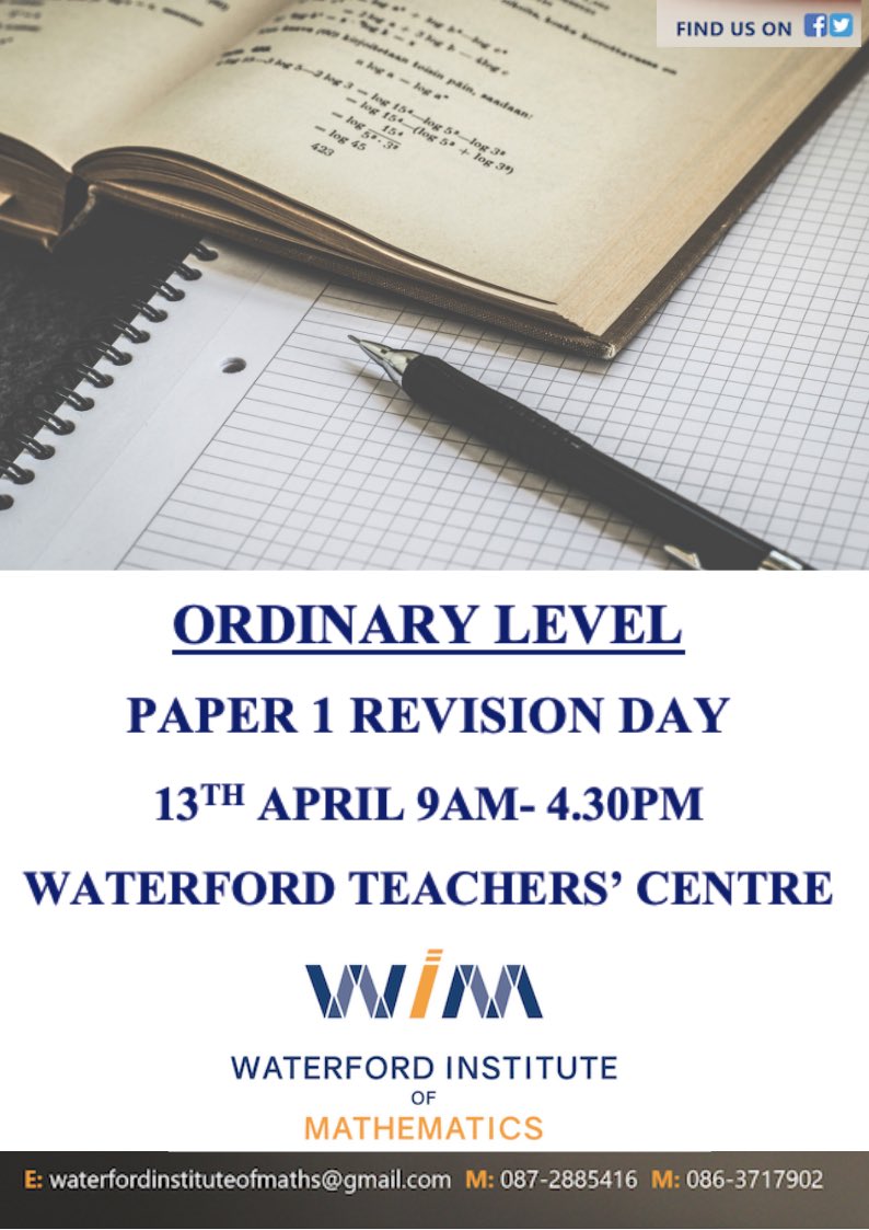 Ordinary Level Math Revision Course #LeavingCert #LeavingCertMaths #OrdinaryLevel