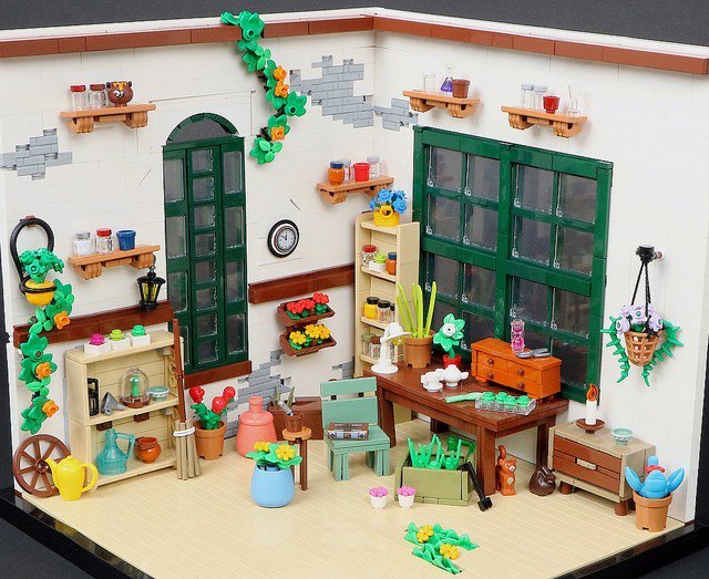BrothersBrick's tweet photo. This quiet gardener’s retreat deserves a double take https://t.co/3e0C8Iz5y0 https://t.co/vYZdNgbS8F