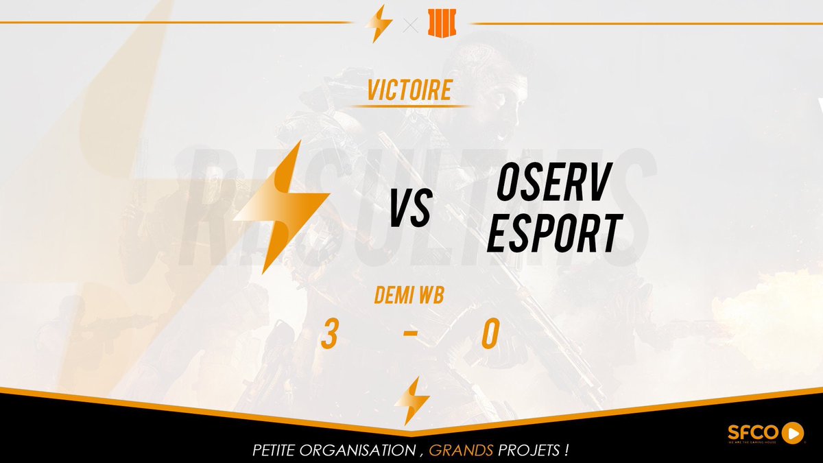 Stark_eSports's tweet photo. [#COD] : Nous prenons finalement notre revanche en LAN contre @OservEsport sur cette 1/2 finale Winner Bracket en s’imposant 3 à 0⚡️ 

🔸Nous assurons notre place sur le podium et sommes donc en grande finale ! #StarkWin https://t.co/1y281xdzMC
