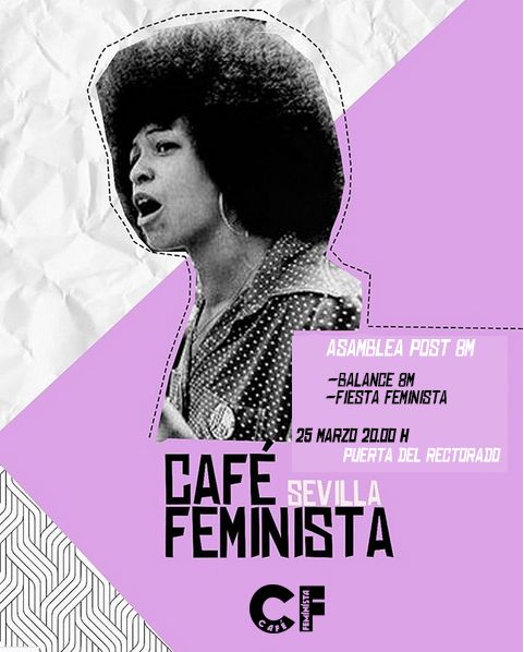 CafFemSevilla's tweet photo. Compas! Tendremos asamblea mañana lunes 25 de marzo a las 20.00, nos vemos en la puerta principal del Rectorado.
Haremos balance del 8M.
Allí nos vemos💜💜💜 https://t.co/vzG39J884t