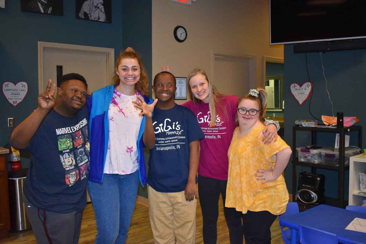HCSBestBuddies's tweet photo. 3.21 World Down Syndrome Day 2019 at @GiGisPlayIndy https://t.co/sWp5Ph0If5