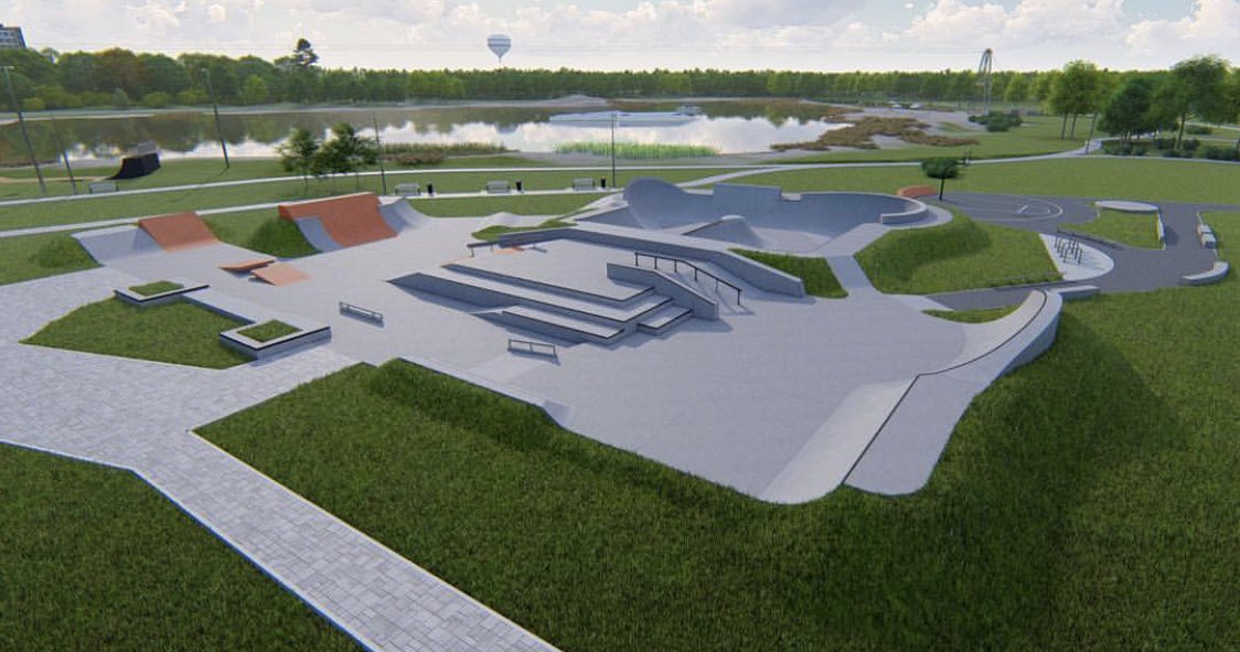 dragonplayuk's tweet photo. Loving this Urban Sports zone, the flow between skate, BMX and ball games area is seamless. #Skatepark #Skate #BMX #SportsZone #ConcreteSkate https://t.co/9xdJrwEYmz