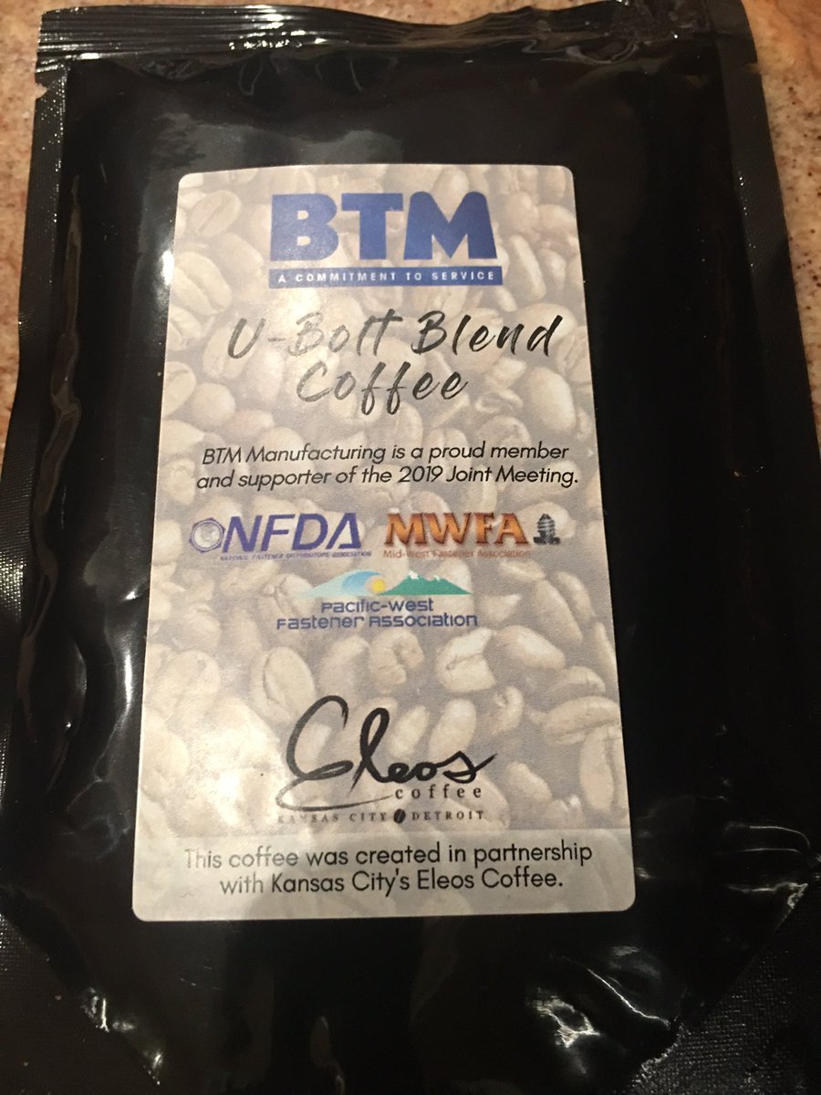 1John1Butler's tweet photo. Time for some #Fastenating coffee from @btmmfg @jdavisnut7 @pacwestfastener @nfdafastener @MWFA_News https://t.co/jRnbfefFMZ