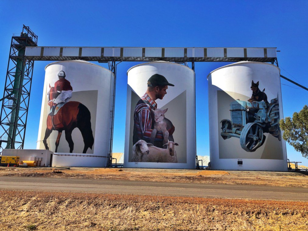 MolinaStreetArt's tweet photo. Siloart by Dominican artist Evoca1 for Public Silo Trail in Pingrup, Australia (2018)

#evoca1 #silotrail #pingrup #australia #silo #siloart #mural #muralart #urban #urbanart #streetart #graffiti #silopainting #arttrail

📷 via https://t.co/3u0EnzEXFW | https://t.co/MVtdeiCE5E https://t.co/usExVayps0