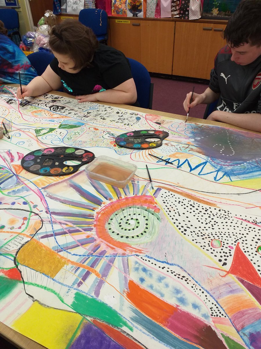 BenDavisCreate's tweet photo. Starting the session with mindful mark making @StChrisWrexham @martindaws @MrHayesICT + Jude Wood. #leadcreativeschools https://t.co/sRMv0AeA3r