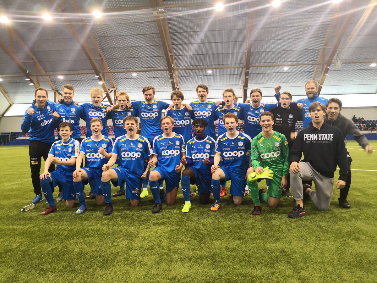 Bulfotballherre's tweet photo. Bossekop UL sitt gutter-19 lag vant i helgen NM kvalifisering (avdeling Finnmark)i Finnmarkhallen. Gratulerer!  #viebul #bossekopul https://t.co/1Okr5yXUL7