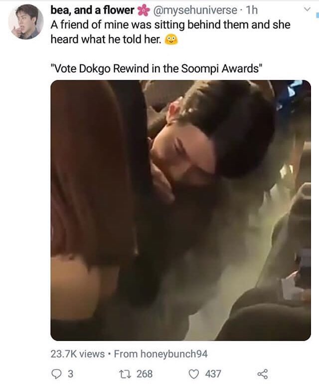aquariforyou's tweet photo. Sehun aja ngingetin mina buat vote di soompi, ayo EXO-L gass terus buat vote ๐ช๐ป #EXO #EXOL #EXOVOTING #EXOSOOMPI #SEHUN #MINA #DOKGOREWIND https://t.co/nklrac2rrL