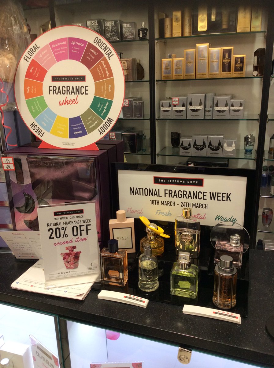 TPSMerryHill1's tweet photo. As National Fragrance Week draws to a close today so does our fabulous 20% off second item offer! Pop into our Lower mall store today for your last chance to bag a bargain! #NationalFraganceWeek #TPSNFW @avinitlargechic @mariaskitt @TPSPeople @intuMerryHill https://t.co/pexACGoOmY
