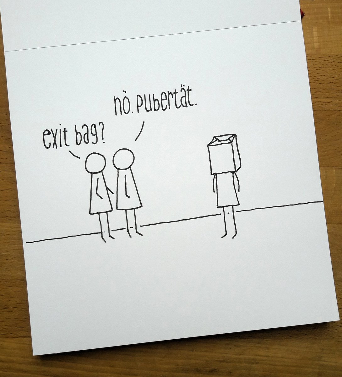 quergefuehlt's tweet image. #drama #pubertät #exitbag #echtscheisse