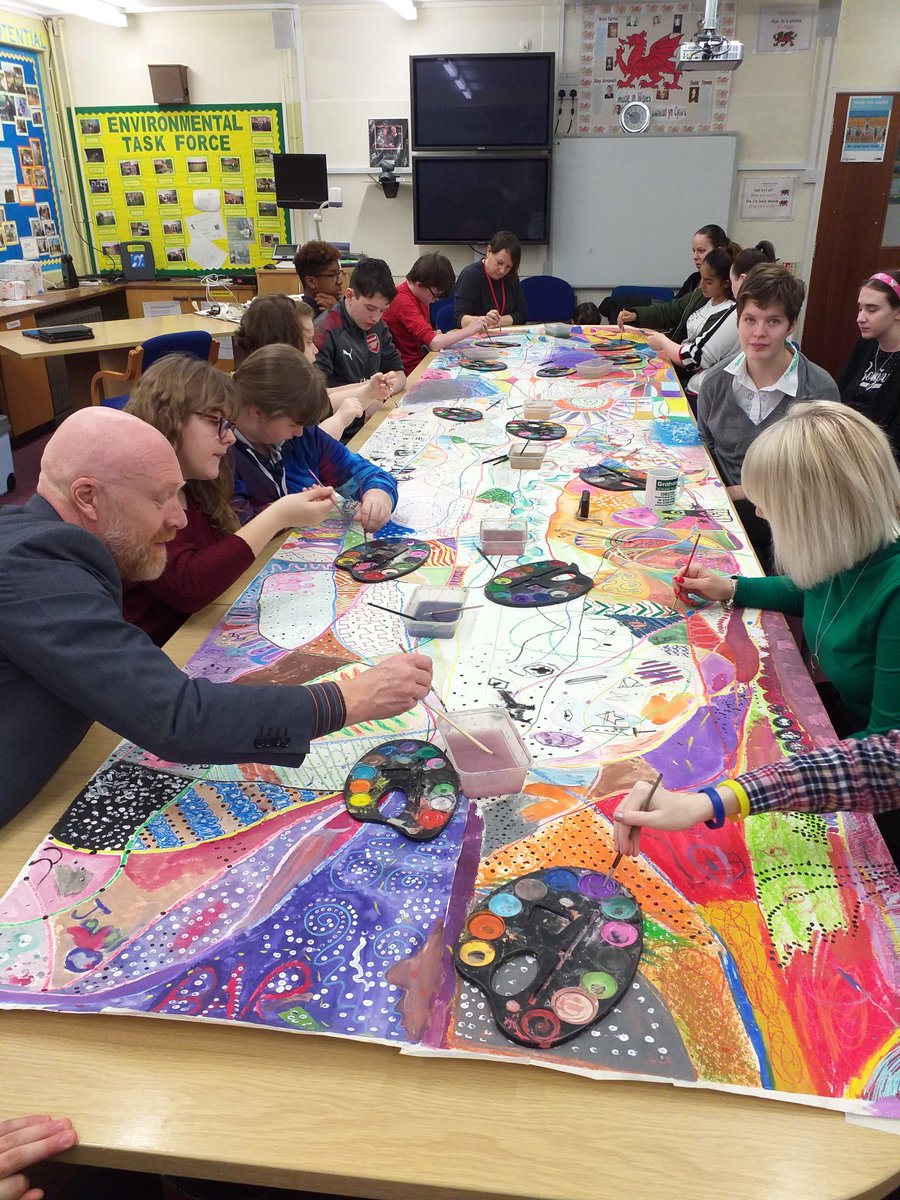 BenDavisCreate's tweet photo. Starting the session with mindful mark making @StChrisWrexham @martindaws @MrHayesICT + Jude Wood. #leadcreativeschools https://t.co/sRMv0AeA3r