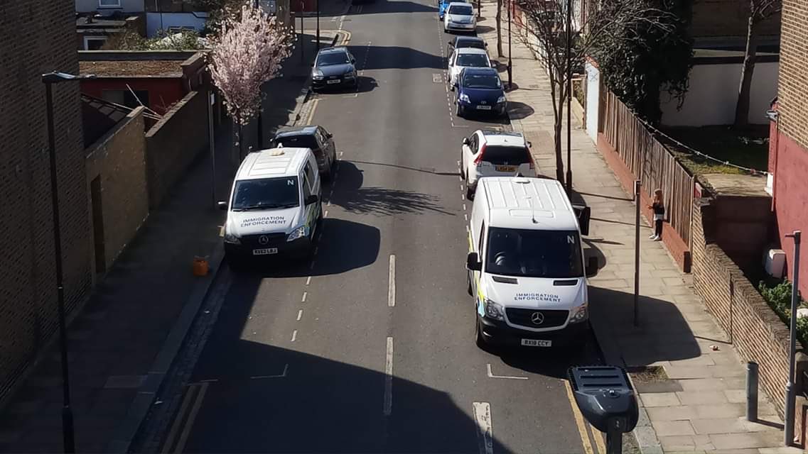 HaringeyAR's tweet photo. #RacistVans currently parked up on Waldegrave Road near Turnpike Lane @AntiRaids https://t.co/HY9DoBWgnO