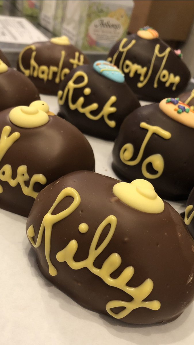 AnthonysICH's tweet photo. Personalized Easter Eggs, still one of our Favorite Family Traditions.  #oldschool #EasterTraditions #madeon9thst #anthonyson9thst https://t.co/nOhjbUPI83