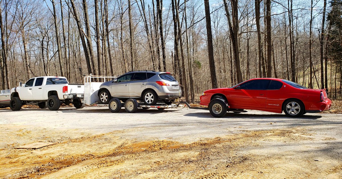 therealstevenf's tweet photo. My second roadtrip with my road train setup.
#fiberwerx #dirtymax #trucksofinstagram #racetruck #builtnotbought #megacab #f350 #sorryaboutyourneck #lifteddodge #powerstroke #sootlife #cummins #eightlugmafia #prerunner #racecar #cumminspower #liftedtrucks #duramaxdiesel https://t.co/xzFzqm8uUi