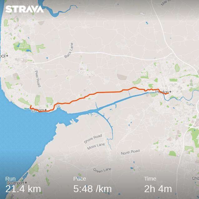 Kev_C_Murray's tweet image. ‘Yeah I’ll just go for a run and pick up the car after a heavy weekend in Manchester’ #urgh #strava