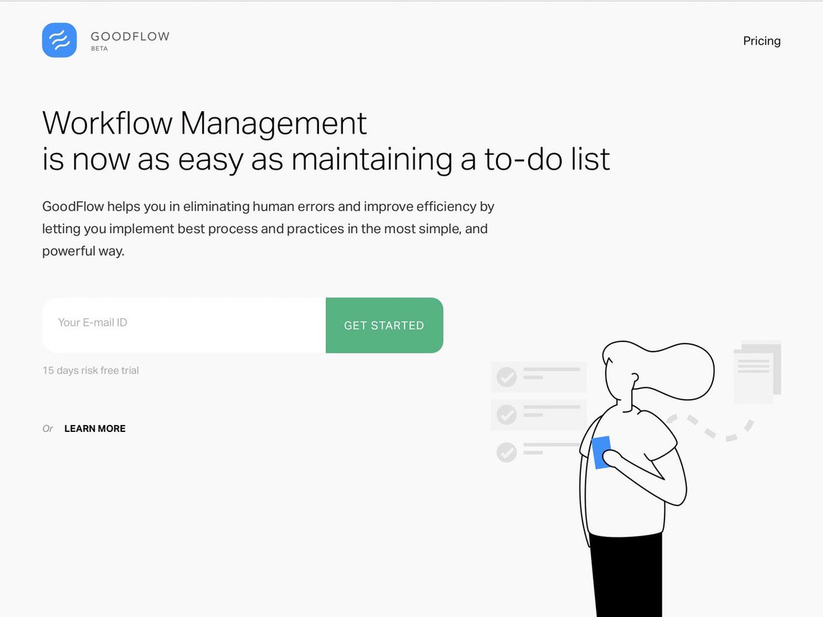 BetaList's tweet photo. GoodFlow: Workflow Management is now easy as maintaining a to-do list

https://t.co/L2NSDgg2Wv https://t.co/ZmPDhnKAFY