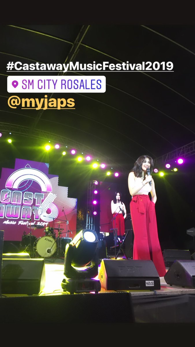 Julieee! <a href="/MyJaps/">JULIE ANNE SAN JOSE</a>  😍😍 #CastawayMusicFestival2019
ctto