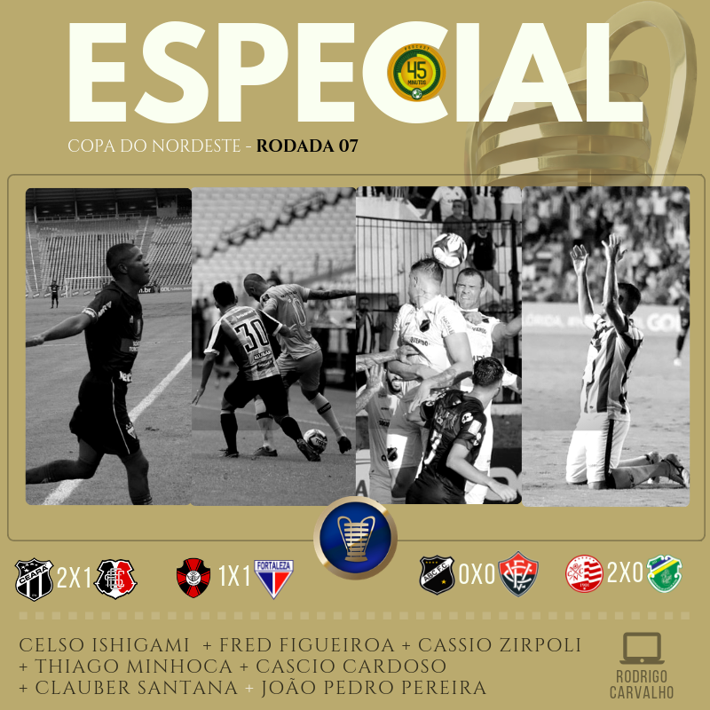 Podcast45's tweet photo. Os jogos de sábado da penúltima rodada da Copa do Nordeste ganharam um programa especial - onde somamos os quatro #Telecasts a uma análise geral da classificação e dos jogos interligados. Uma tentativa de montar um quadro mais completo do momento:
▶️
https://t.co/zkTwqFzJB3 https://t.co/i6ZBWcQ0fi