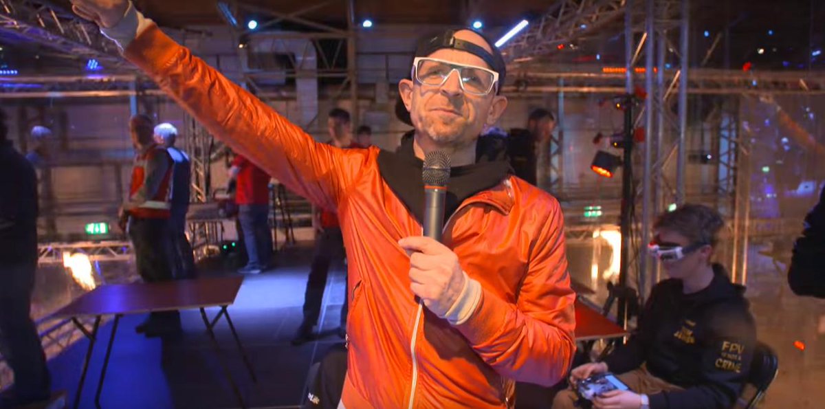 droneclash's tweet photo. Some people are just born for the stage. In the case for @JasonBradbury, this is more than true! We were more than honored to have him hosting our show. https://t.co/EHcDDFJLeu