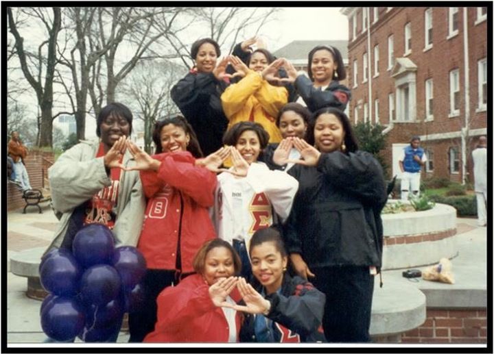 CMaxwellHigh's tweet image. On this day 23 years ago, I and 30 other remarkable women crossed the burning sands of Delta Sigma Theta Sorority, Inc. Happy Deltaversary to 31C496! #SigmaMade #deltasigmatheta #spring96 #drspock