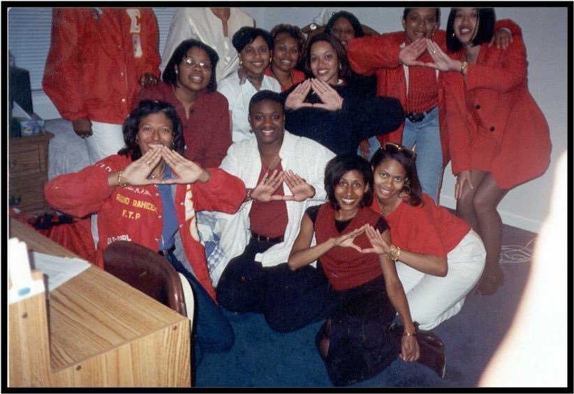 CMaxwellHigh's tweet image. On this day 23 years ago, I and 30 other remarkable women crossed the burning sands of Delta Sigma Theta Sorority, Inc. Happy Deltaversary to 31C496! #SigmaMade #deltasigmatheta #spring96 #drspock