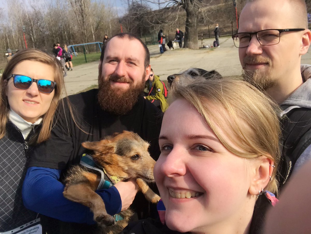 nat_dolzycka's tweet photo. Ruch łączy podcasty, czyli dzisiaj razem z dzielną reprezentacją @ManaManaPodcast @DajGlosPodcast i @Rozgrywka Rozgrywka startowaliśmy w dogtrekkingu w Katowicach! https://t.co/LfF10nmnPr