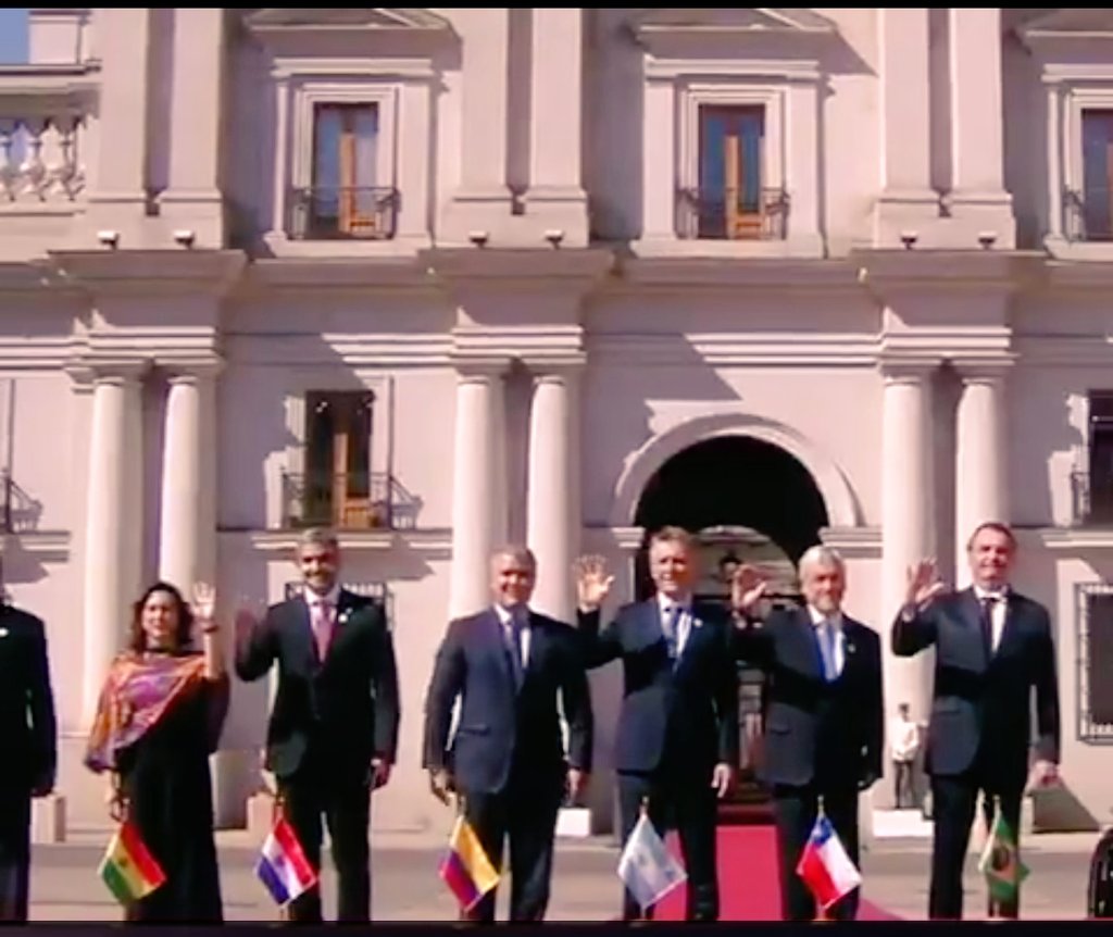 petroleoyv's tweet photo. Los presidentes de Chile, Brasil, Colombia, Argentina, Paraguay, Ecuador, Perú y Gobierno de Guyana firmaron el inicio de #Prosur, foro no burocrático que busca la integración regional, el intercambio de ideas y una interacción económica más fluida entre naciones suramericanas https://t.co/BhMZQeZUtN