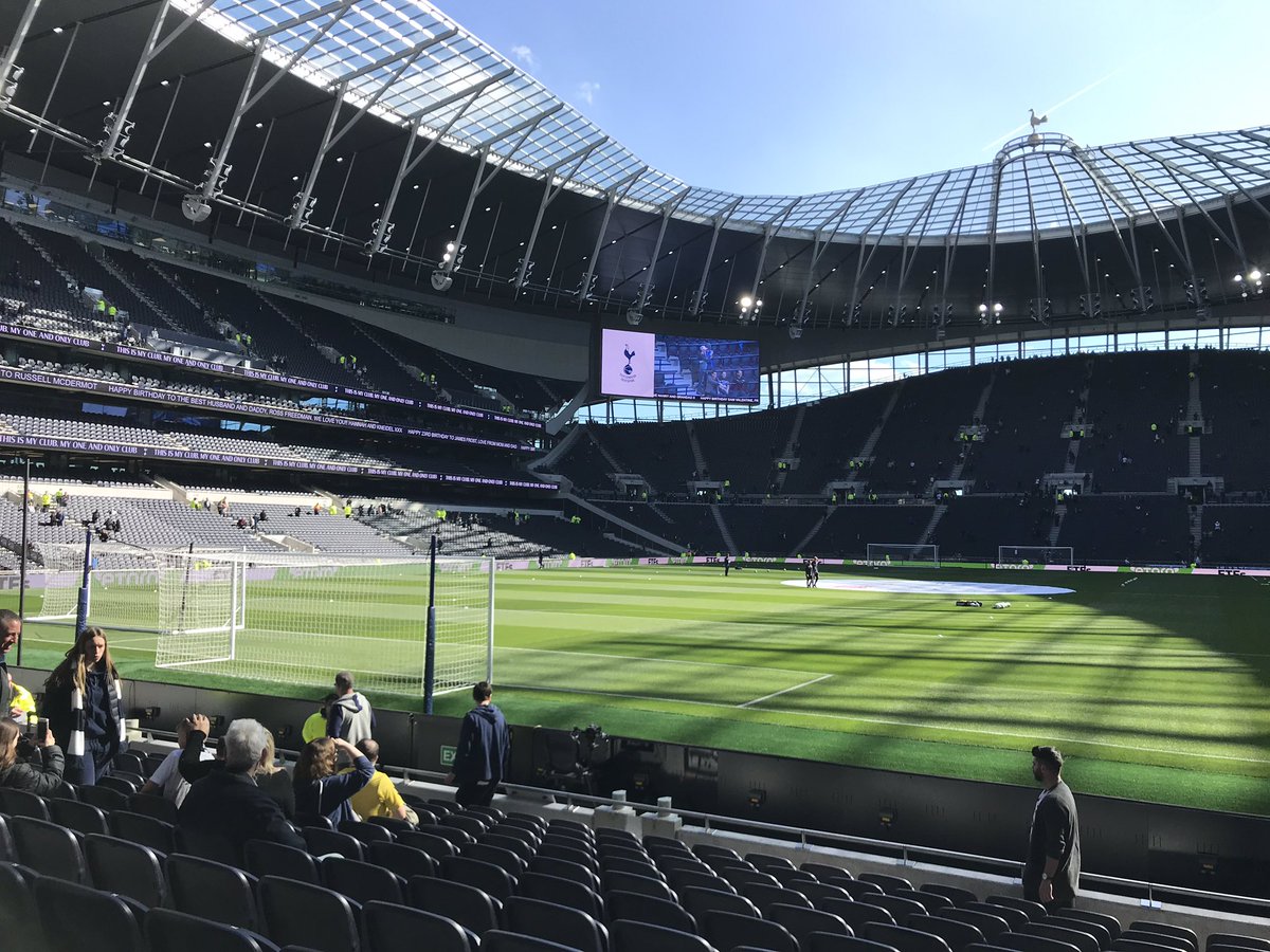chilly_spurs's tweet photo. More than happy with the view from my seat 👌🏻 #amazing #WeAreHome #Block111 #SpursNewStadium #COYS https://t.co/oRBRadlsQQ
