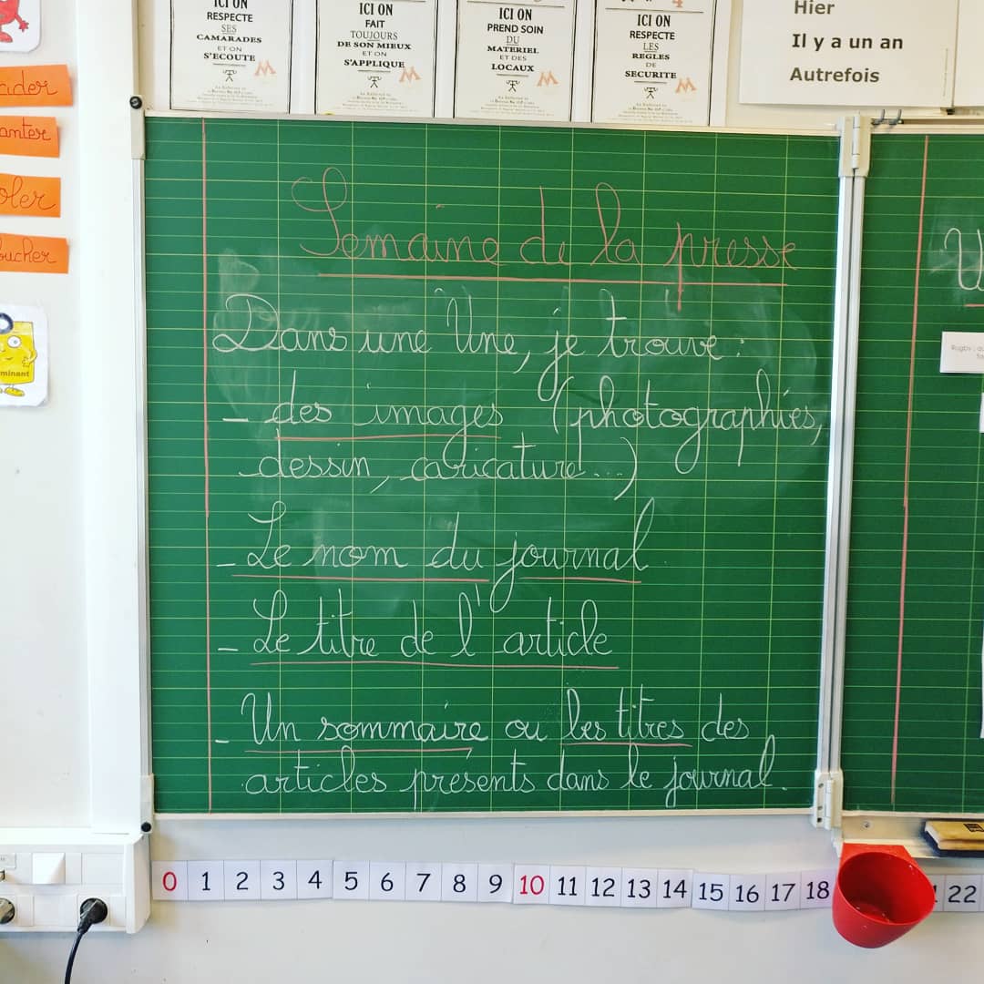 ducotedechezcel's tweet photo. Semaine de la presse 👩🏫📰avec @EMCpartageons
Découverte de journaux sportifs et généralistes, classement, question "qu'est-ce qu'une Une ?" Avec création d'une trace écrite. #emcpartageons #LeMonde #Liberation #teamce1ce2 #lequipe #traceecrite #SPME2019 #InfosÀLaUne
@LaSpme https://t.co/QQTrWIHI0Y