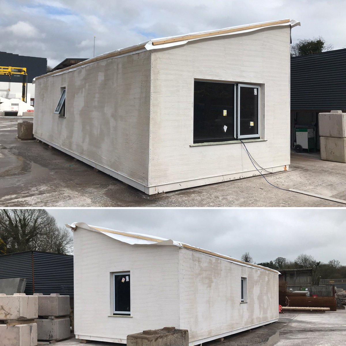 BuildWrightMCH's tweet photo. Holly House progressing nicely through production. Module 1 receiving the finishing touches this week and Module 2 ready to begin internal fit-out. Some lovely details in this two bedroom home.
#concretebuilt #buildsmart #buildwright https://t.co/omSyjkQ55V