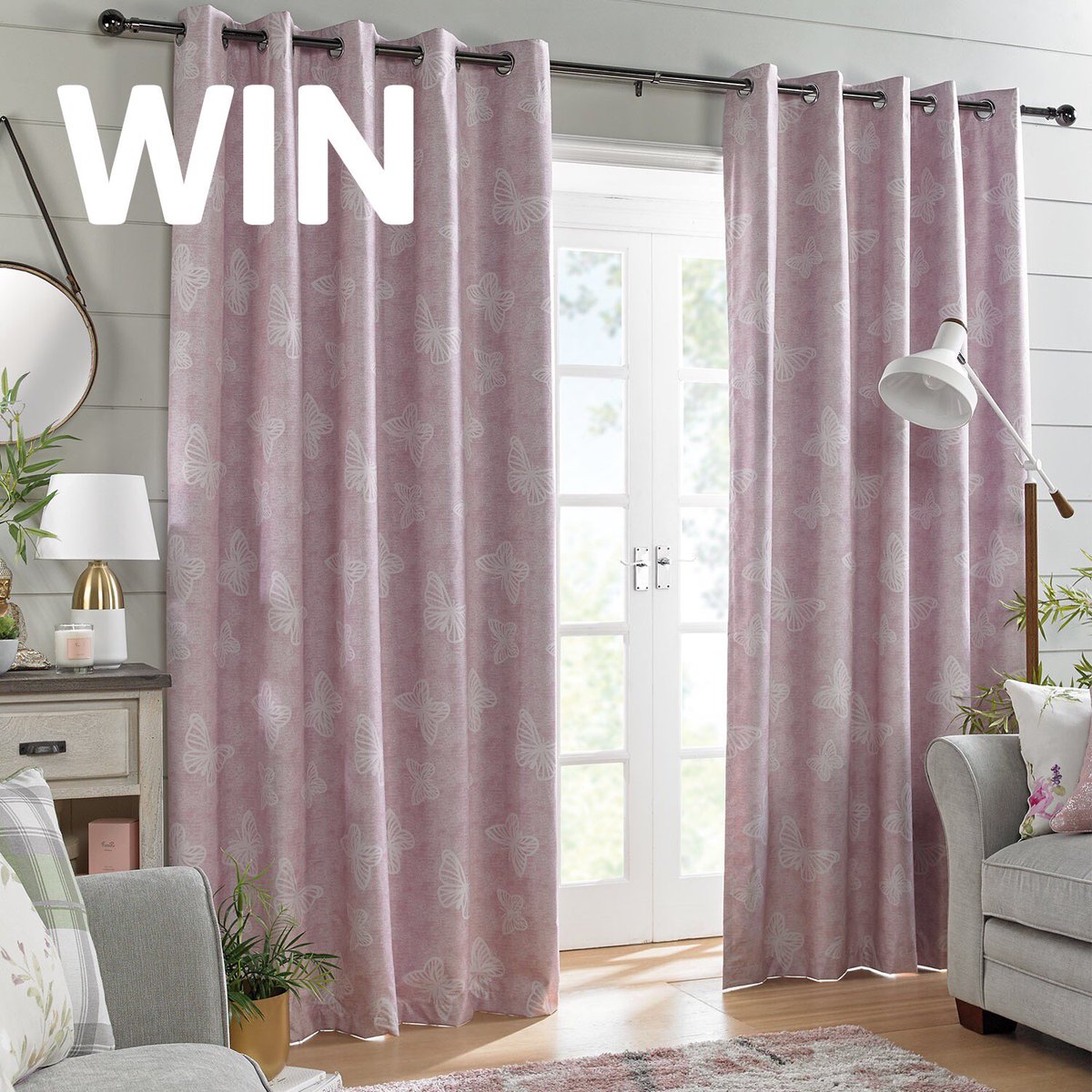 Brighten up any room by WINNING these beautiful BUTTERFLY BLACKOUT CURTAINS

To ENTER

🦋 FOLLOW us
🦋 RT this post
🦋 Tag a friend with #WinStudio in the comments

You can also check out our range of #curtains here bddy.me/2T2z9mh   

UK only. Ends 24/03/19 #Giveaway