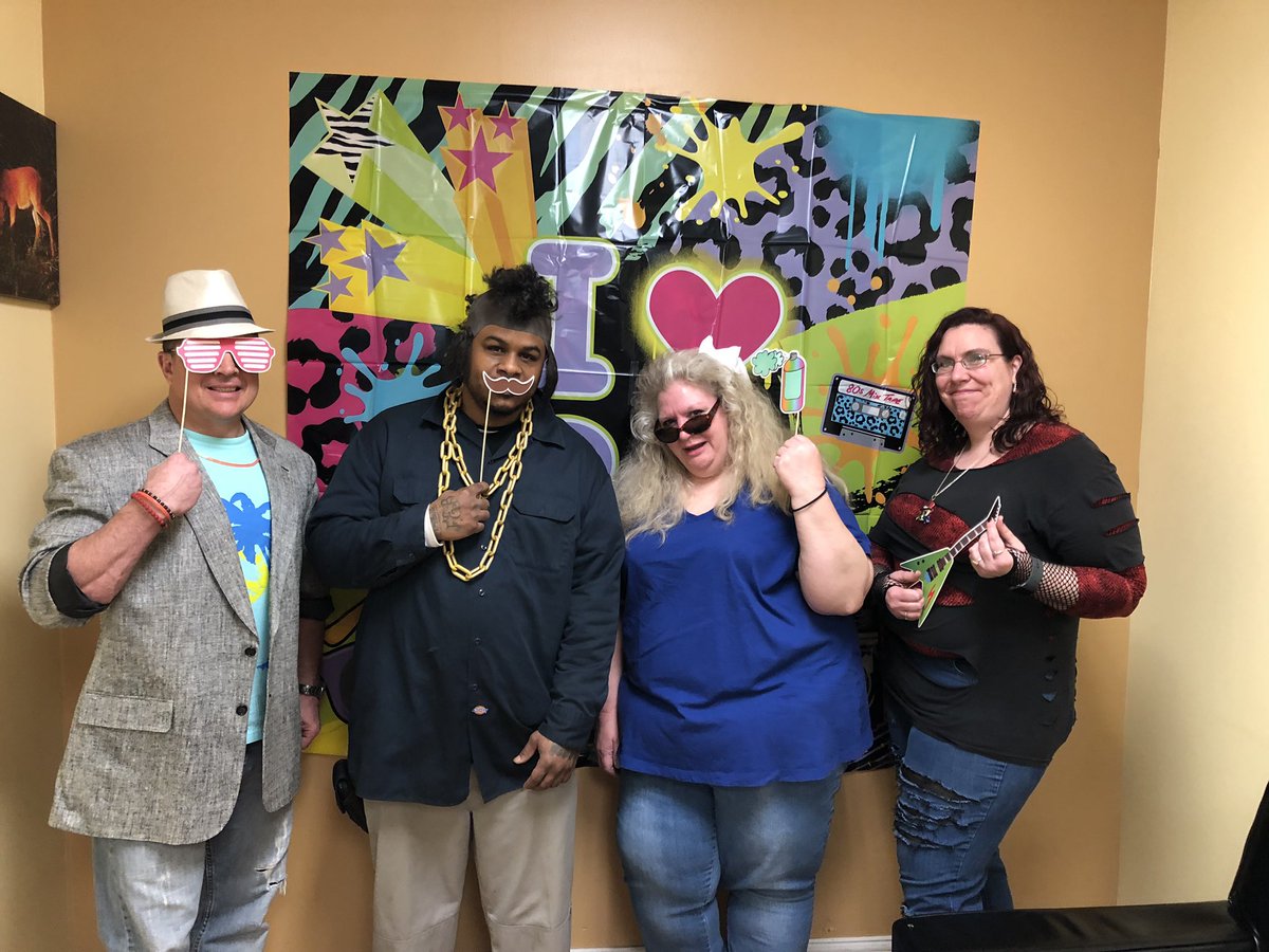 Gina_A_G's tweet photo. Don Johnson and Mr. T showed up for breakfast with their ladies. @TaiatTHD #6173Rocks #lovethe80s https://t.co/SChvxyXPhH