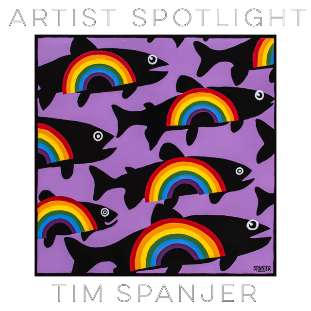 MagicCityArt's tweet photo. ARTIST SPOTLIGHT | Tim Spanjer 
Local #artist Tim Spanjer makes original #popart. Spanjer incorporates geometric #designs and bold #colors to grab the viewer’s eye. These playful pieces show unique vision by #Spanjer. Find his work at #magiccityart April 26-28 at #LinnPark! https://t.co/Wu9HyzkhnC
