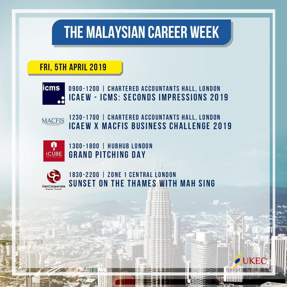 gencorporate_'s tweet photo. For the first time in history, Malaysian student organisations in the UK and Ireland are coming together for The Malaysian Career Week - and the #GCFamily is excited to be bringing you stacks on stacks of opportunities!

Career Week: https://t.co/9UpLixf3pg https://t.co/vzcRk39d0t