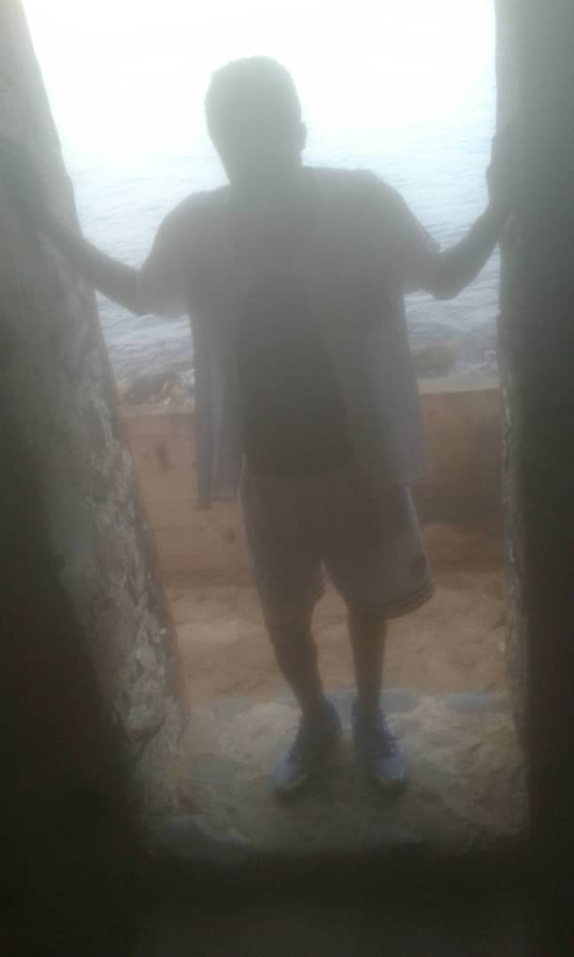Wakanda_20's tweet photo. Standing at the 'Door of no return' in Gorée Island (La porte allez sans retour) which is an imagery emotion of tragedy which will be very very hard to erase from human history. https://t.co/VFfUMwBBkh