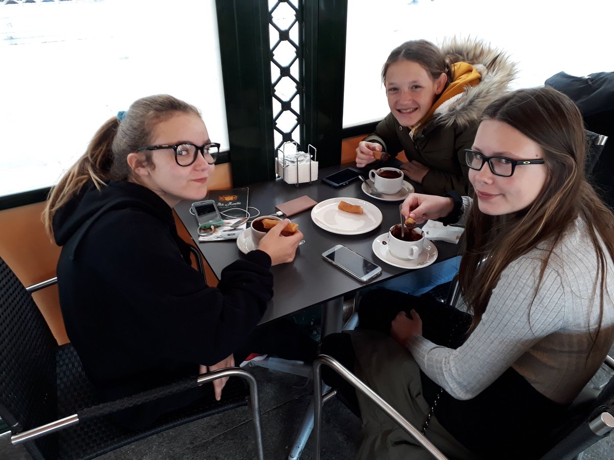 DCLanguages's tweet photo. Enjoying some churros https://t.co/TmmI7AEw3n
