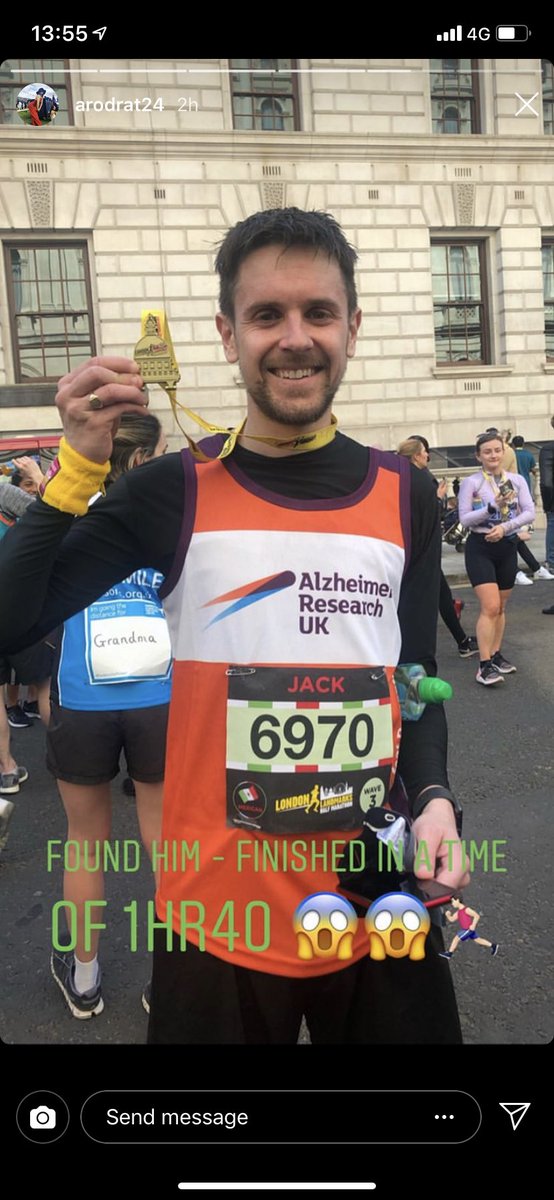 jackgollum's tweet photo. Phew. All done. Finished with a time I’m really proud of but it was the music, the crowds cheering me on, people giving me high 5s, all the sights and ALL THE… https://t.co/EHzlxgJ7vn… https://t.co/UJRa4rvBEM