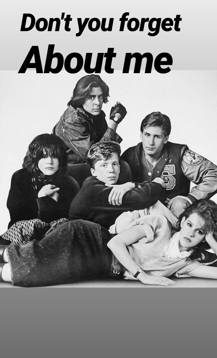 The Breakfast Club Met For Detention 35 Years Ago Twitter