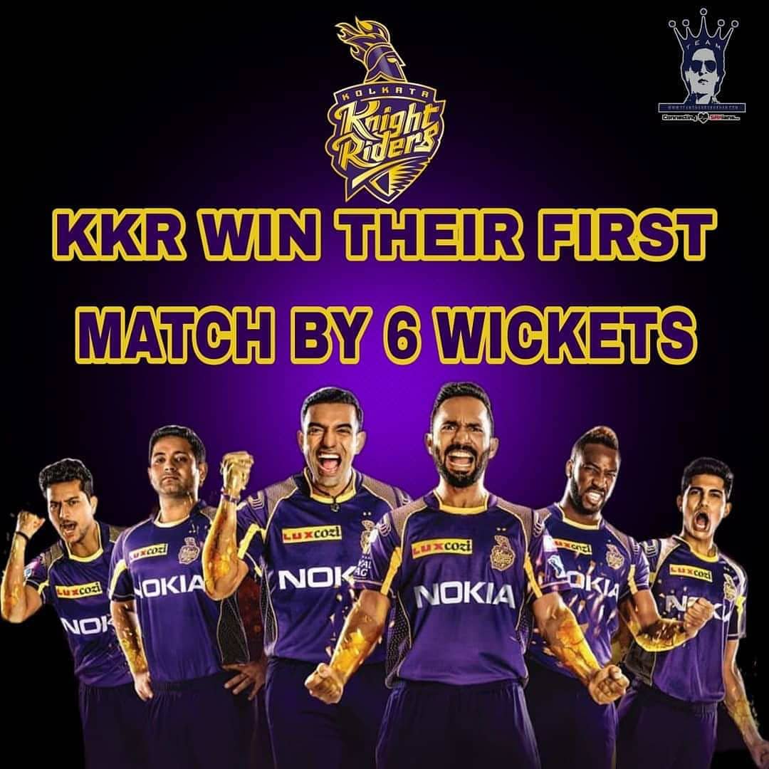 teamsrknepal's tweet photo. Congratulations #KKR
Precious Smile of @iamsrk 💜💜💜That's how we roll ! That's how we win 😍 #RussellPower
And KKR won like a BOSS 😍
Stole the show, best welcome match 😍
@iamsrkclub @KKRiders @teamsrkfc @RedChilliesEnt @pooja_dadlani @gaurikhan @Russell12A https://t.co/52IBQuquUS