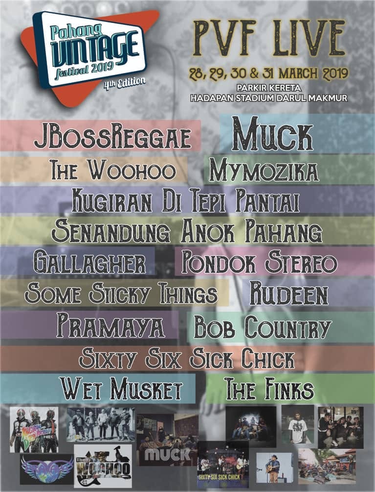 Jenn_Thompson's tweet photo. #PAHANG THURSDAY-SUNDAY March28-31 PAHANG VINTAGE FESTIVAL 2019 12pm-12am ParkirKereta SatdiumdarulMakmur #Kuantan ft. #JBossRegae @tradeMUCK #TheWooHoo #MyMozika #KugiranDiTepiPantai #SenandunAnokPahang #Gallagher #PondokStereo #SomeStickyThings @TheRudean @wetmusket ++ https://t.co/GtbDeccFHa