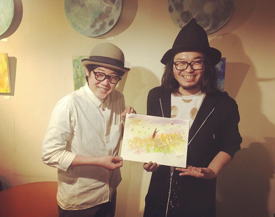 OTOTOE_'s tweet photo. 久々の樽木さんとの混ざり。またひとつ、見たことのない場所に着地できました。ご来場の皆ありがとうございます!
#樽木栄一郎 #teato #livepaint https://t.co/r031Q2QA6Y
