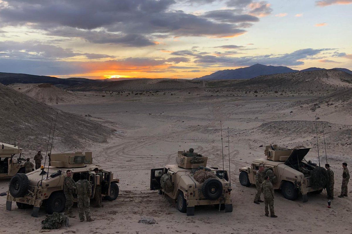 The_Black_Rats's tweet photo. Exercise #DiamondBack19 update for @LDLightCav & @3RHA in #California Reconnaissance element for @DaggerBDE on their test exercise. #BlackRats displaying highest level of #interoperability #cooperation #International #teamwork Pic gallery https://t.co/FdVzrb983f https://t.co/WWk4knym6p